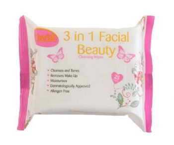 Cherish '3 in 1' Facial Cleansing Wipes
